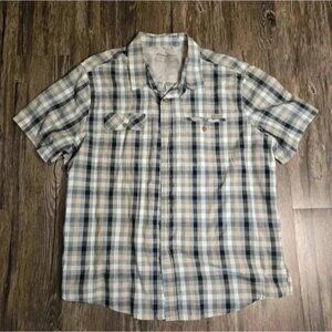 Eddie Bauer Plaid Shirt Size XL